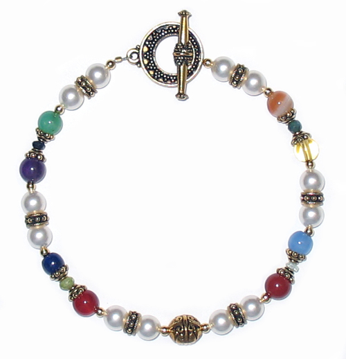 New Jerusalem Bracelet RndBead Lg