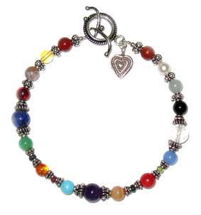 Sterling Stone Bracelet